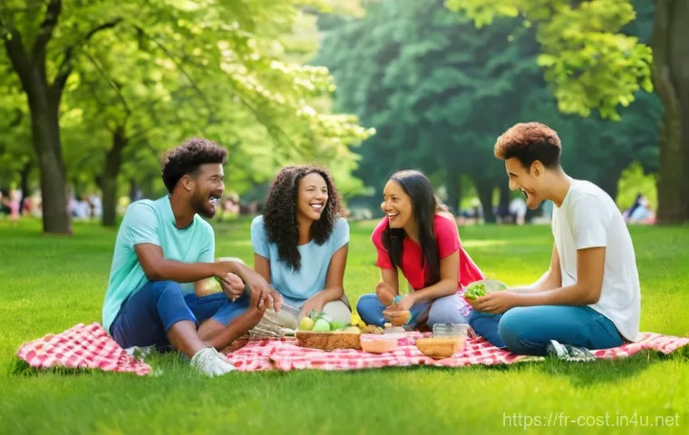 영상 제작 비용 - **Prompt:** A diverse group of young adults, between 18 and 25 years old, engaged in a vibrant outdo...